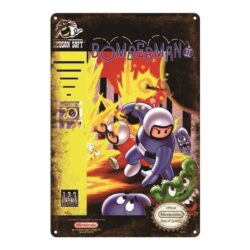 plaque métal vintage bomberman II
