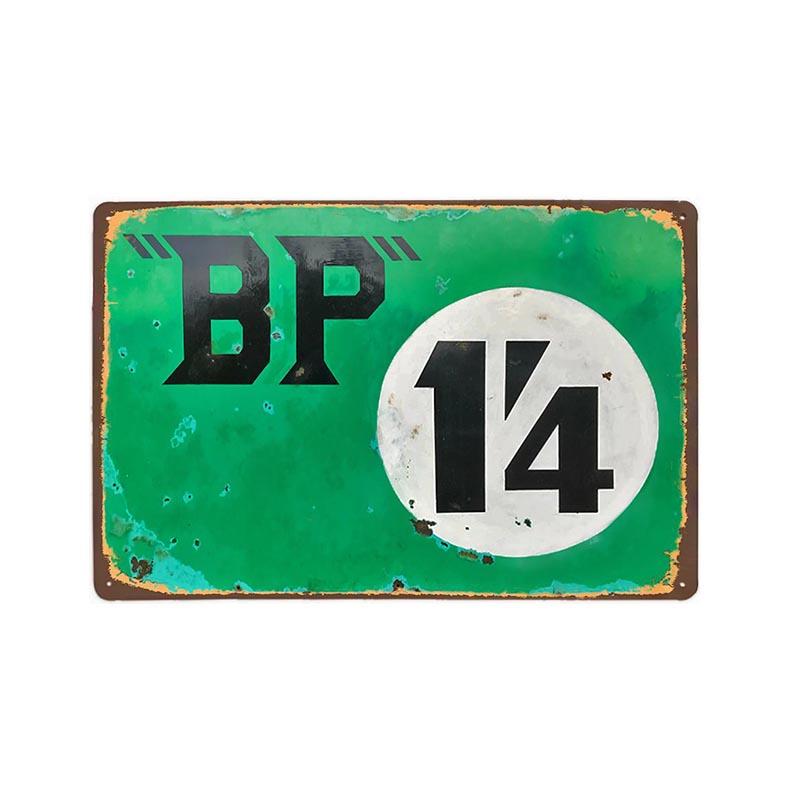 vintage metal plate bp 14 vintage metal plate bp 14