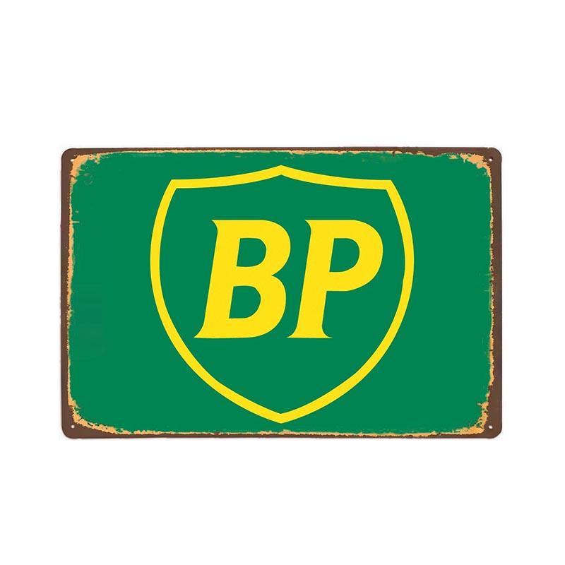 metal plate vintage bp metal plate vintage bp