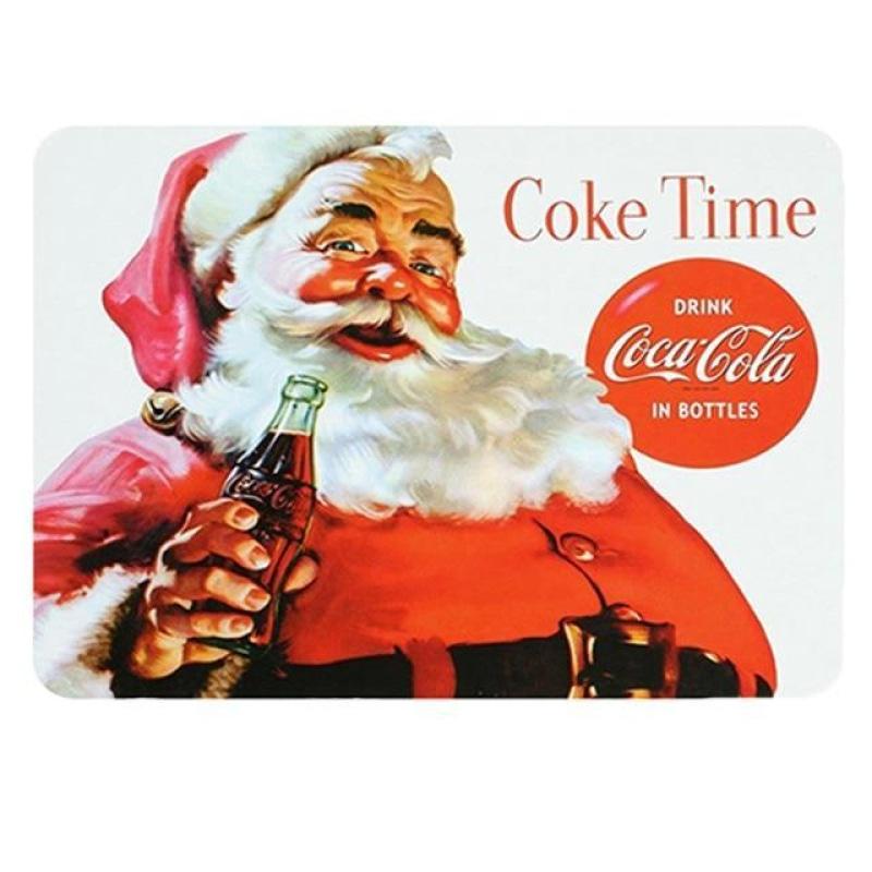 plaque-metal-vintage-coca-cola-pere-noel Plaque Métal Vintage Coca-Cola Père Noël