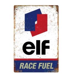 plaque métal vintage elf