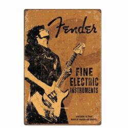 vintage fender metal plate