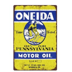 Plaque Métal Vintage Honeida