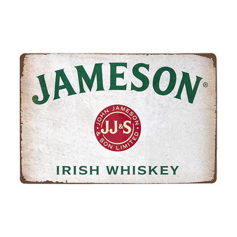 plaque-metal-vintage-jameson Plaque Métal Vintage Jameson