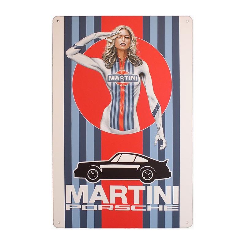 plaque-metal-vintage-martini-porsche Plaque Métal Vintage Martini Porsche