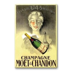 Plaque Métal Vintage Moët & Chandon