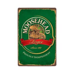 Plaque Métal Vintage Moosehead