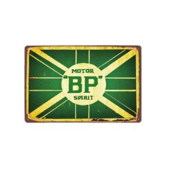 Plaque Métal Vintage Motor BP Spirit