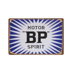 Plaque Métal Vintage Motor Spirit BP