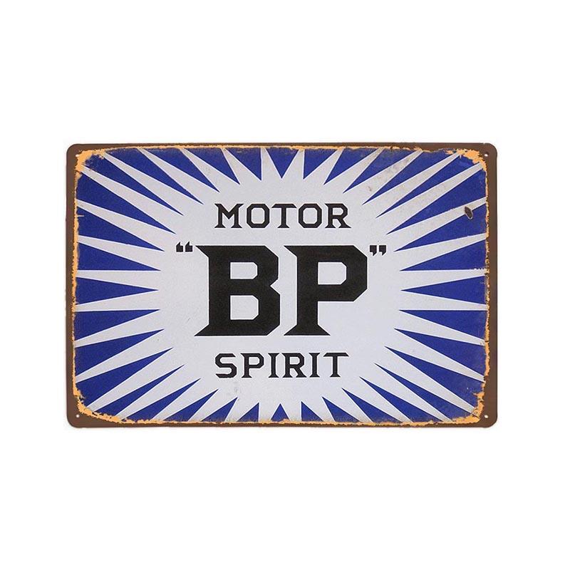 plaque-metal-vintage-motor-spirit-bp Plaque Métal Vintage Motor Spirit BP