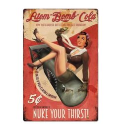 plaque métal vintage nuka cola