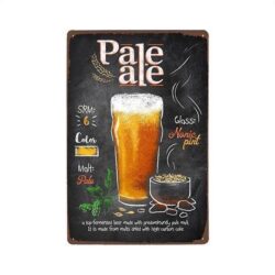 Plaque Métal Vintage Pale Ale
