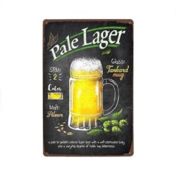 Plaque Métal Vintage Pale Lager