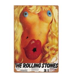 Plaque Métal Vintage <br> The Rolling Stones