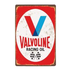 metal plate vintage valvoline