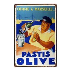 olive pastis plate