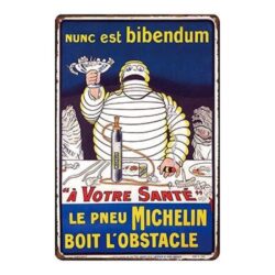 plaque publicitaire ancienne michelin