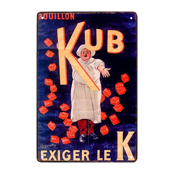 plaque-publicitaire-bouillon-kub plaque publicitaire bouillon kub