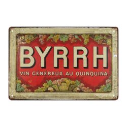 plaque publicitaire byrrh