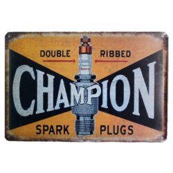 plaque publicitaire champion