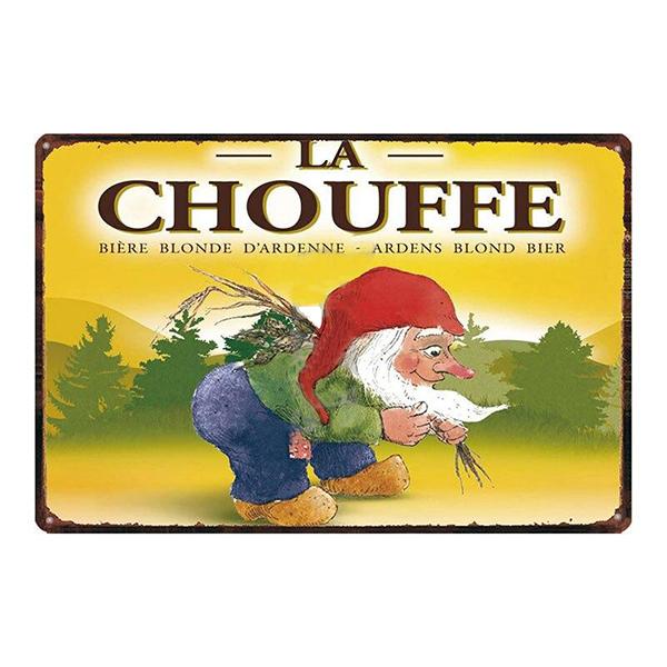 advertising plaque chouffe advertising plaque chouffe
