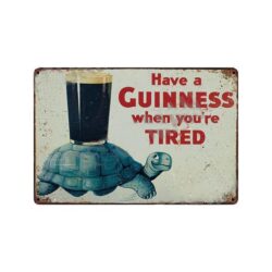 plaque publicitaire guinness