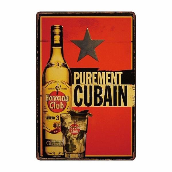 plaque-publicitaire-havana-club plaque publicitaire havana club