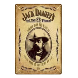 jack daniels advertising plaque