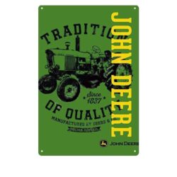 plaque publicitaire john deere