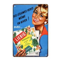 plaque publicitaire liebig