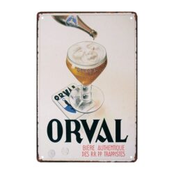 plaque publicitaire orval