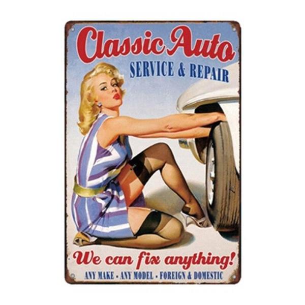 vintage garage advertising plaque vintage garage advertising plaque