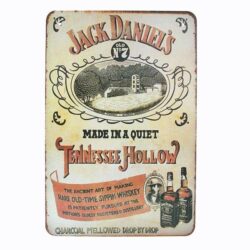 plaque publicitaire whisky