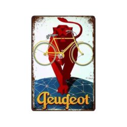 plaque vélo peugeot