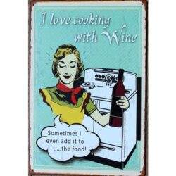 plaque vin vintage