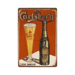 plaque vintage carlsberg
