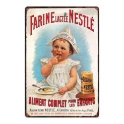 plaque vintage Nestlé