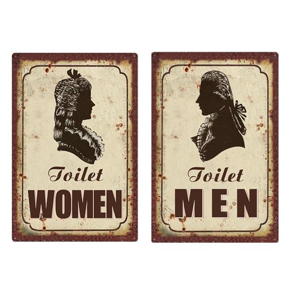 plaque-vintage-toilette-1 plaque vintage toilette