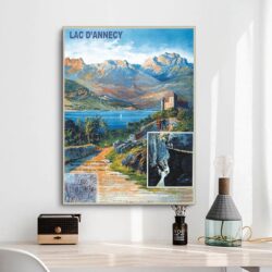 poster lac d'annecy