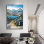 poster lac d'annecy