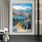poster lac d'annecy