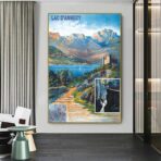 poster lac d'annecy