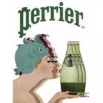 poster perrier vintage