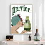 poster perrier vintage