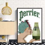 poster perrier vintage