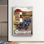 poster peugeot vintage