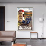 poster peugeot vintage