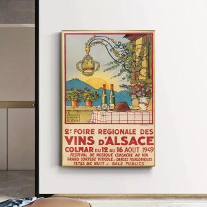 poster vintage alsace