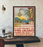 poster vintage alsace