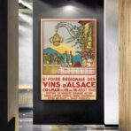 poster vintage alsace